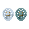 BIBS Boheme cumlíky z prírodného kaučuku 2ks - Baby Blue / Island Sea - 1