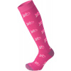 Detské lyžiarske ponožky Mico Medium Weight Warm Control Ski Kids Sock ružová 24-26
