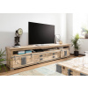 Bighome - IRON TV stolík mango 260x50x60 bielený lakovaný
