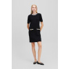 ŠATY KARL LAGERFELD STRIPED T-SHIRT DRESS WHITE/BLACK