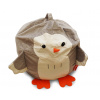 Beanbag Skladovací vak tučňák Tuky, bílá/šedá