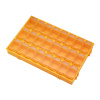 Onpira Organizér - úložný box pre SMD/SMT súčiastky 156x105x18 mm [24 ks] Farba: Oranžová