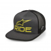 Alpinestars Ride 4.0 Trucker kšiltovka - charcoal/černá/lime