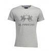 LA MARTINA pánske tričko T-Shirt šedá regular fit, šedá, M, L, XL, 2XL, 3XL