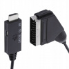 KÁBEL HDMI PRE SCART HDMI ČIERNY