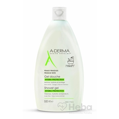 A-derma gel Douche Hydra-protecteur hydratačný sprchový gél bez mydla 1x500 ml