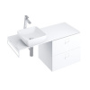 RAVAK COMFORT 120cm doska pod umývadlo do kombinácie, biela, X000001381