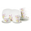 Kávový servis (18 dielov) Malve, motív letné kvety