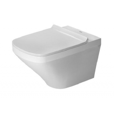 Duravit DuraStyle - Závesné WC, doska SoftClose, Rimless, alpská biela 45510900A1