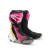 Dámské boty na motorku SUPERTECH R, ALPINESTARS (černá/bílá/růžová/žlutá, vel. 45)