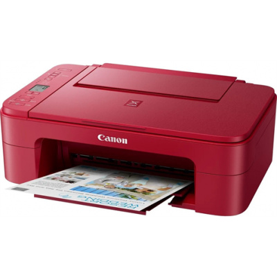 Canon PIXMA TS3352 červená (A4, tlač/kopírovanie/skenovanie/cloud, WiFi, USB) 3771C046