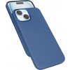 Epico Mag+ Leather Case iPhone 15 modré