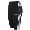 adidas Essentials 3 Stripe Biker Shorts Womens Black/White M (12-14)