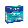 VERBATIM DVD-RW (4x, 4,7 GB), 5ks/pack (43285)