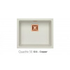 Alveus QUADRIX 50 MONARCH kuchynský granitový drez so sifónom 56x46 - White+prepad copper ALV_QUADRIX50_11+copper