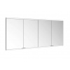 Keuco Royal Modular 2.0 Zrkadlová skrinka s LED osvetlením, 160x70x12 cm, hliník 800420160100400