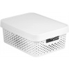 Curver INFINITY DOTS box 11L - bílý