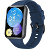 Fixed Silicone Strap silikónový remienok pre Huawei Watch FIT 2, modrý FIXSSTB-1055-BL