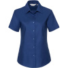 Russell Košile Oxford 933F, krátký rukáv, dámská COT11933F05703-bright roya L Modrá královská jasná