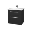 Dreja Kúpeľňová skrinka PROJECT SZZ2 60 - N03 Graphite / Úchytka T03 / N03 Graphite