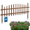 Záhradný plot z dreva wenge 85 cm