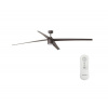 FARO Barcelona | FARO 33495- LED Stm. stropný ventilátor ATTOS LED/20W/230V hnedá pr. 213 cm + DO | FA33495