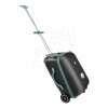 Kufor na kolieskach so sedátkom pre dieťa Travel Case Eazy Luggage Beaba 2v1 s prídavnými kolieskami pre stabilitu 22 l nosnosť až 100 kg čierny