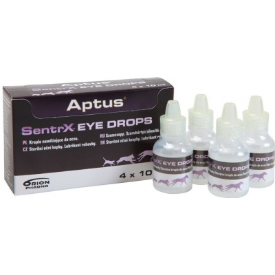 Orion Pharma (Aptus ) Očné kvapky Aptus SentrX Eye Drops 4 x 10 ml
