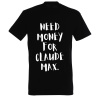 Tričko THRPHY - NEED MONEY FOR CLAUDE MAX Čierna M