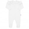 NEW BABY Dojčenský bavlnený overal New Baby Stripes biely Veľ. 80 (9-12 m)