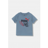 Detské bavlnené tričko Puma LITTLE RUNNERS Tee PS modrá farba, s potlačou, 688475 688475. 122