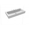 Kaldewei Puro - Umývadlo na stenu 900x460 mm s prepadom, 3 otvory na batériu, Perl-effekt, alpská biela 901506033001