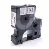 VHBW Dymo 40910 - kompatibilná páska 9mm, čierne písmo, transparentná páska