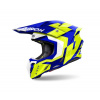 přilba TWIST 3 Dizzy, AIROH (lesklá modrá/žlutá, vel. L) 2025