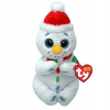 Plyšová Hračka Snehuliak Brrrnard Vianočný Maznáčik TY - 15cm