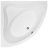 Besco MIA 120x120/130x130/140x140 symetrická zaoblená rohová akrylátová vaňa