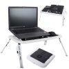 Skladací univerzálny chladiaci stolík a podložka pod notebook 2x ventilátor 1x USB