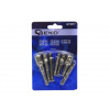 Adaptéry na golá hlavice do vŕtačky, štvorhran 1/4”, 3/8”, 1/2”, súprava 8ks