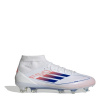 adidas F50 PRO Mid Firm Ground Football Boots Wht/Blue/Red 10.5 (45.3)
