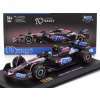 Bburago Alpine F1 A524 Team Bwt Alpine N 10 Season 2024 Pierre Gasly – With Pilot And Showcase 1:43 čierna modrá ružová