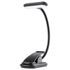 Stolná lampa ETA 089490000 s klipom, nabíjacia, stmievateľná (089490000) čierna