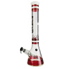 Sklenené bongo Grace Glass red-gold 45cm