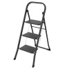 Schodíky oceľové 3 skladacie 150kg BLACK PROPER