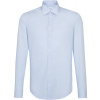 SST | Shirt Office Slim, Popelínová košeľa s dl. rukávom, striped light blue/white, 42