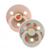Bibs Colour Ladybug cumlíky z prírodného kaučuku 2 ks 0 - 6 m Blush mix