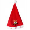 Čiapka Mikuláša červená s FÚZAMI PREZLEČENIE KOSTÝM NA SVIATKY