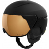 Dámska lyžiarska prilba Giro Aria Spherical - Mat Black/Vivid Copper M-(55.5-59)