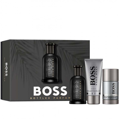 Hugo Boss BOSS Bottled Parfum, SET: Parfum 100ml + Sprchový gél 100ml + Deostick 75ml pre mužov