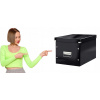 Leitz Click&Store Wow box štvorcový čierny A4