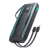 Joyroom Powerbank JR-L017 10000mAh, 22,5W, s káblom Lightning + USB-C (čierna)